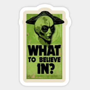 What to Believe? Sticker